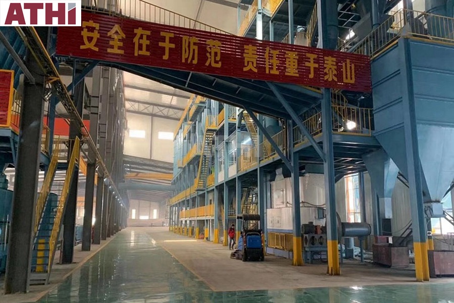 青岛半岛(中国)粘土砂处理生产线